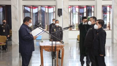 Gubernur Lampung Lantik Pejabat Tinggi Pratama dan Widyaiswara, Lukman Pura Jadi Direktur RSUD Abdul Moeloek