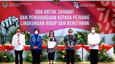 Salah Satunya Almarhum Dedy Mawardi, Kementerian LHK Berikan Penghargaan Pejuang Lingkungan Hidup dan Kehutanan 2021