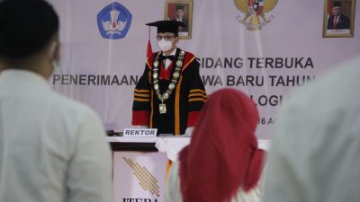 Itera Kukuhkan 4.674 Mahasiswa Baru Secara Daring