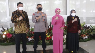 Bupati Lampung Tengah Hadiri Pisah Sambut Kapolres