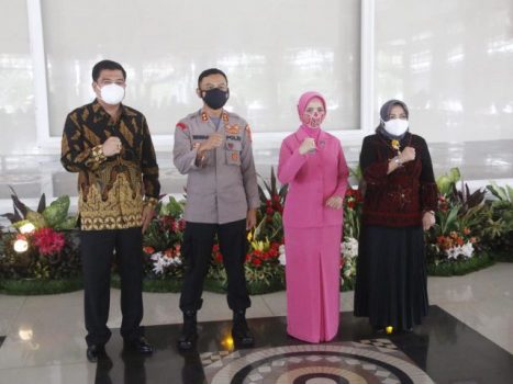 Bupati Lampung Tengah Hadiri Pisah Sambut Kapolres