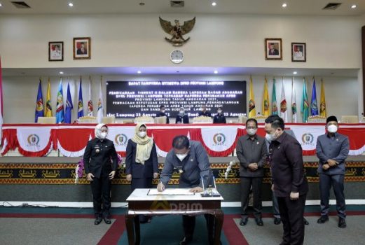 Raperda Perubahan APBD Lampung 2021, Target Pendapatan Daerah Rp7,5 Triliun