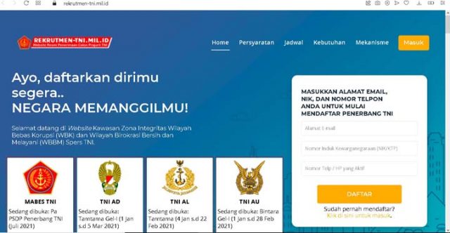 Ingin Jadi Penerbang TNI? Ayo Daftar Penerimaan Calon Perwira PSDP Penerbang TNI 2021