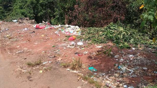 Sehari Dibersihkan, Jalan KS Tubun Kotabumi kembali Dipenuhi Tumpukan Sampah