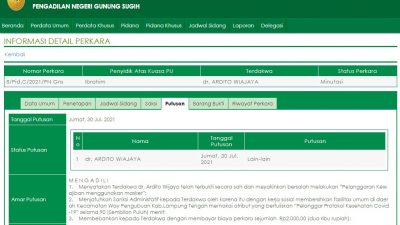 Langgar Prokes Saat “Joget Dangdut”, Wabup Lamteng Disanksi Bersihkan Fasum dan Denda Dua Ribu Rupiah