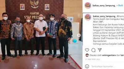 Datangi Kantor Staf Presiden, Ini Kata Pengacara Pemilik Bakso Sony