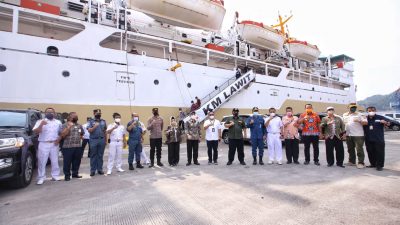 Covid-19, KM Lawit Milik Pelni Jadi Tempat Isoter di Lampung