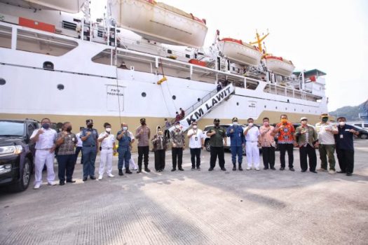 Covid-19, KM Lawit Milik Pelni Jadi Tempat Isoter di Lampung