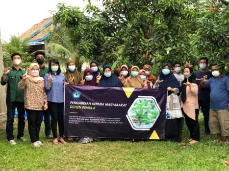 Sosialisasi kepada Pokdakan Mandiri Sentosa, Jatiagung, Lampung Selatan.