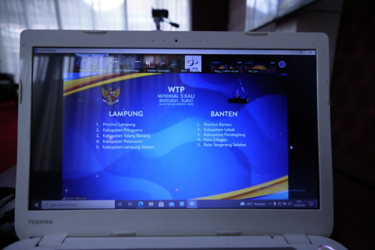 Pemkab Lamsel Raih Opini WTP Lima Kali Berturut-Turut