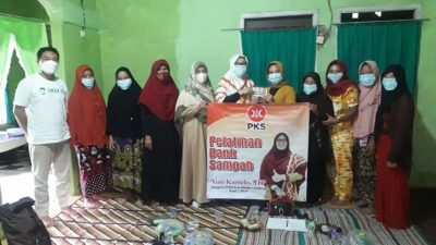 Kurangi Volume Sampah di TPA, Anggota DPRD Bandarlampung Ini Bentuk 100 Kelompok Bank Sampah