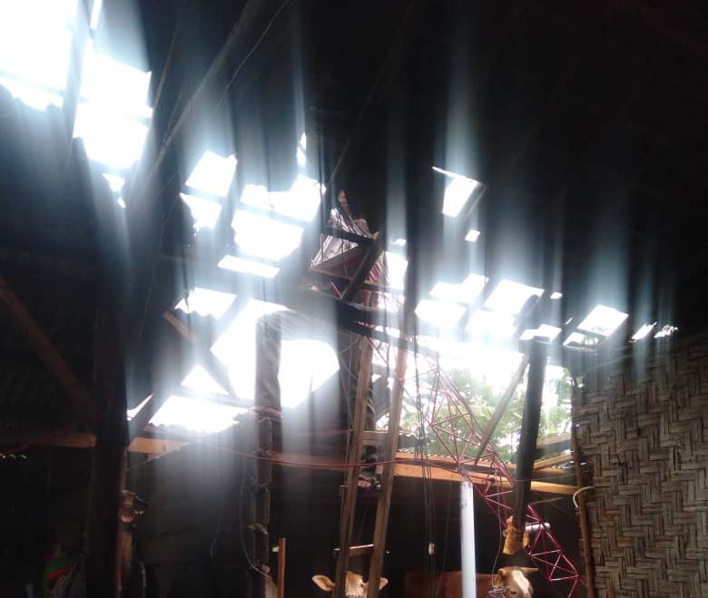 Bencana Puting Beliung di Abung Timur Lampung Utara, Puluhan Rumah Rusak