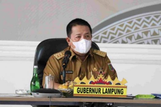 Gubernur Lampung Pimpin Rapat Konsolidasi Penanganan Covid-19