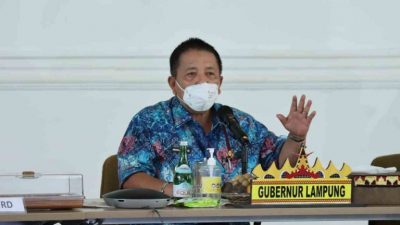 Gubernur Arinal Gelar Rapat Evaluasi Penanganan Covid-19 di Kab/Kota se-Provinsi Lampung