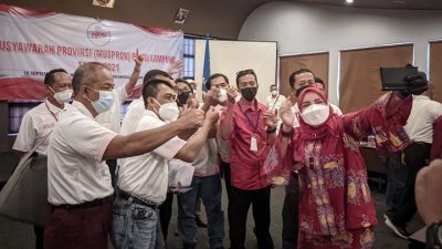 Eva Dwiana Terpilih secara Aklamasi Sebagai Ketua Pengprov PBVSI Lampung