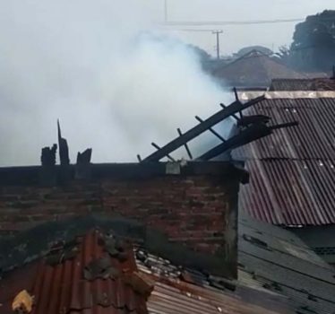 Rumah Warga Sawah Brebes Bandarlampung Ludes Terbakar