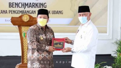 Arinal Sambut Baik Kunjungan Gubernur Sumbar untuk Studi Pengembangan Budidaya Udang