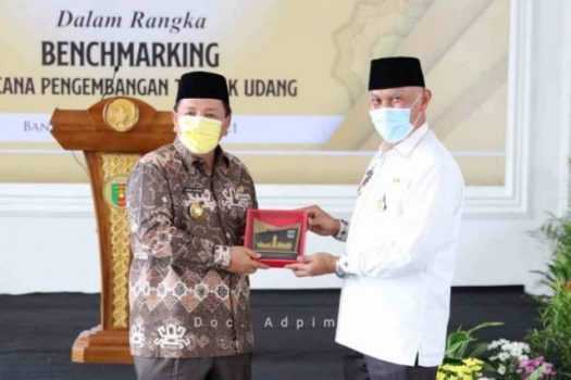 Arinal Sambut Baik Kunjungan Gubernur Sumbar untuk Studi Pengembangan Budidaya Udang