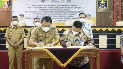 Bank Lampung dan Pemkot Metro MoU Pengoptimalan Penerimaan PAD