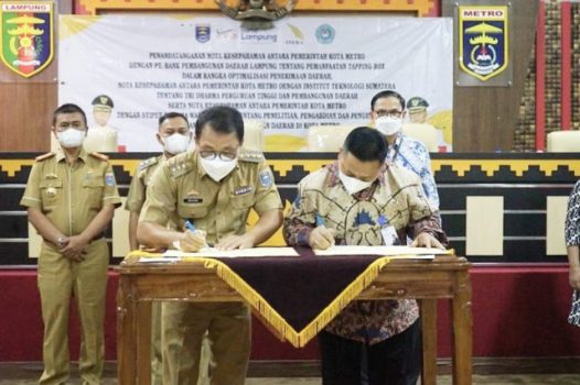 Bank Lampung dan Pemkot Metro MoU Pengoptimalan Penerimaan PAD