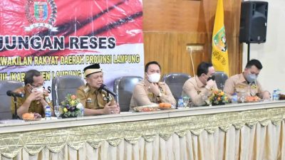 Sejumlah Anggota DPRD Lampung Lakukan Reses di Lamtim