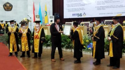 Pecahkan Rekor MURI, Unila Kukuhkan 15 Guru Besar