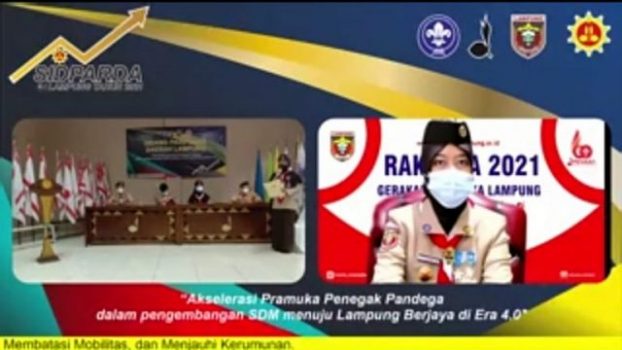 Wagub Lampung Buka Sidang Paripurna Kwarda Pramuka Lampung 2021