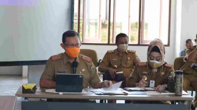 Sekdaprov Lampung Pimpin Rapat Teknis Bersama Distributor Oksigen Medis
