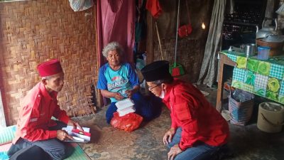 Bamusi PDI-P Lamsel Bagikan Ratusan Sembako untuk Warga di Empat Kecamatan