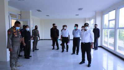 Bupati Lamsel Tinjau Kesiapan Tempat Isolasi Terpusat Pasien Covid-19