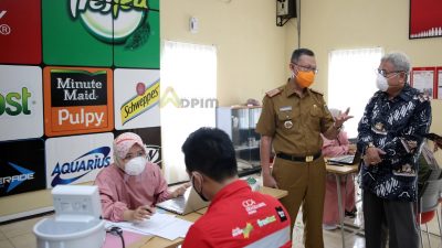 Sekdaprov Lampung Apresiasi Vaksinasi Covid-19 yang Digelar CCEP