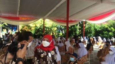 Walikota Bandarlampung Tinjau Vaksinasi Covid-19 bagi Pelajar