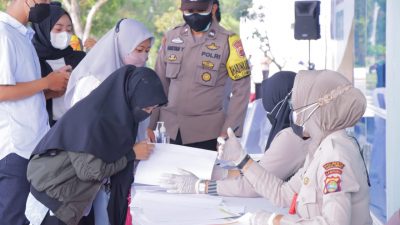 Polda Lampung Siapkan 1.500 Dosis Vaksin 1 dan 2 di UBL