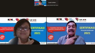 LSP KPK Rekomendasikan Achmad Chrisna Putra Kompeten Sebagai Penyuluh Antikorupsi