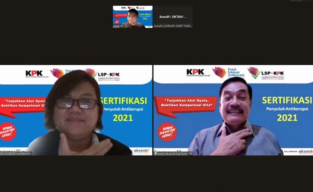 LSP KPK Rekomendasikan Achmad Chrisna Putra Kompeten Sebagai Penyuluh Antikorupsi