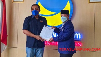 Resmi Pimpin Partai Nasdem Lampung, Ini Alasan Herman Tinggalkan PDIP
