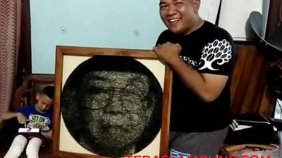 Maestro String Art Mbah Surip Ajarkan Penyandang Disabilitas dan Anak Yatim Berkarya