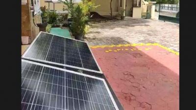 Dosen Itera Ajari Guru-Siswa SMA Tunas Mekar Belajar PLTS dan Panen Air Hujan