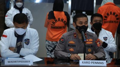 Bareskrim Polri Tangkap 4 Penipu Skema Bussiness Email Compromise