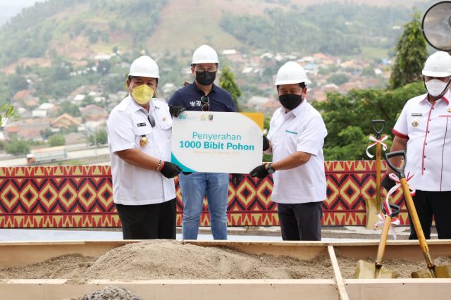 Gubernur Arinal dan Wamen BUMN II Lakukan Peletakan Batu Pertama Pembangunan Kawasan Bakauheni Harbour City