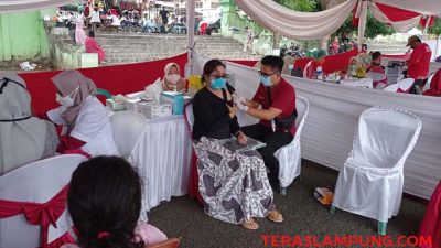 Dua Hari Gerai Vaksin Presisi Polda Lampung Lakukan Vaksinasi untuk 12.765 Orang