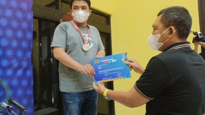 POR Siwo PWI Lampung, Verdi Adinata Juara 2 Biliar Bola 8