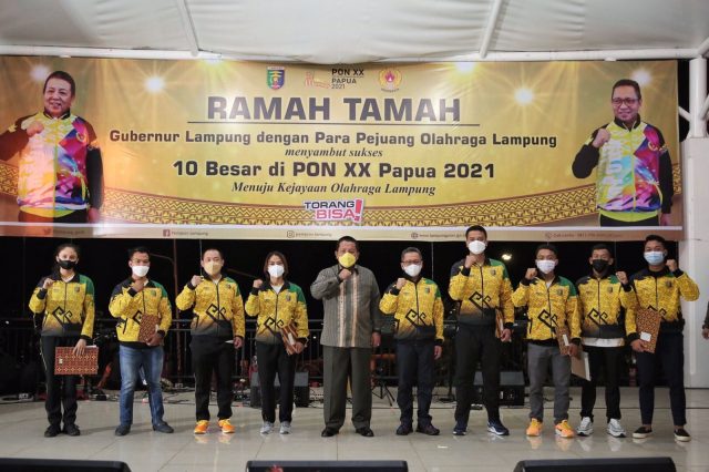 Atlet Lampung Peraih Emas PON XX Papua Diganjar Bonus Rp250 Juta