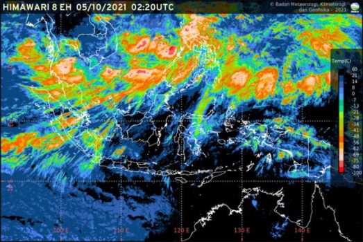 Anomali Dinamika Atmosfer Pemicu Peningkatan Curah Hujan pada Musim Kemarau