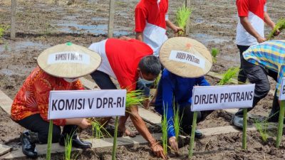 Dirjen PPKTrans dan Komisi V DPR RI Sapa Transmigran di Bulungan
