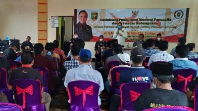 Garinca Sosialisasikan Pembinaan Ideologi Pancasila di Gitimulyo