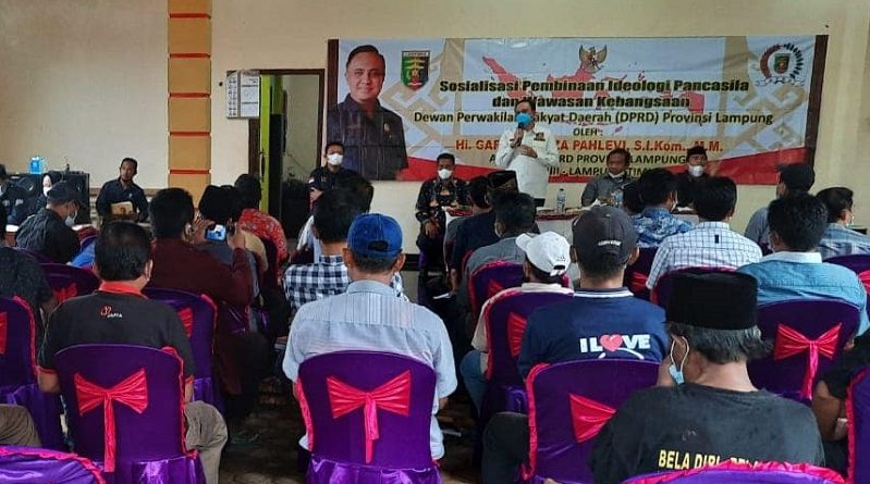 Garinca Sosialisasikan Pembinaan Ideologi Pancasila di Gitimulyo