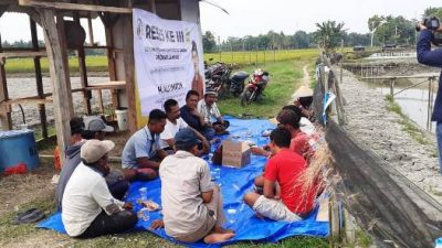 Ali Imron Dialog dengan Para Petambak di Margasari Lamtim
