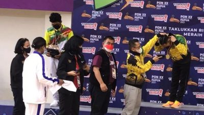 PON XX Papua, Meiyusi Ade Putra Persembahkan Emas Ketiga untuk Lampung
