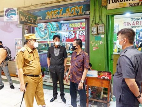 Atap Bocor, Bupati Musa Ahmad Cek Pasar Bandarjaya
